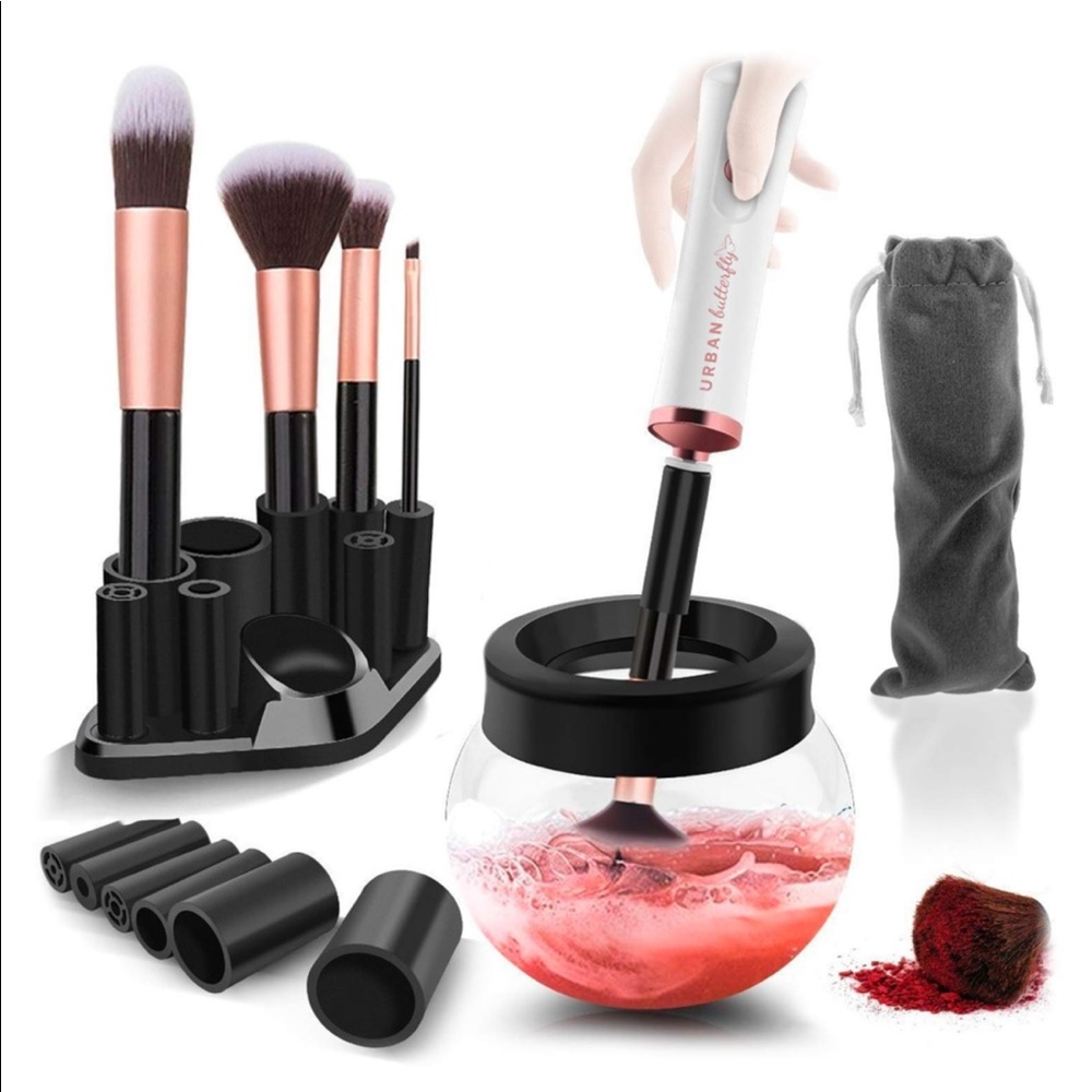 Urban butterfly makeup Brush cleaning set